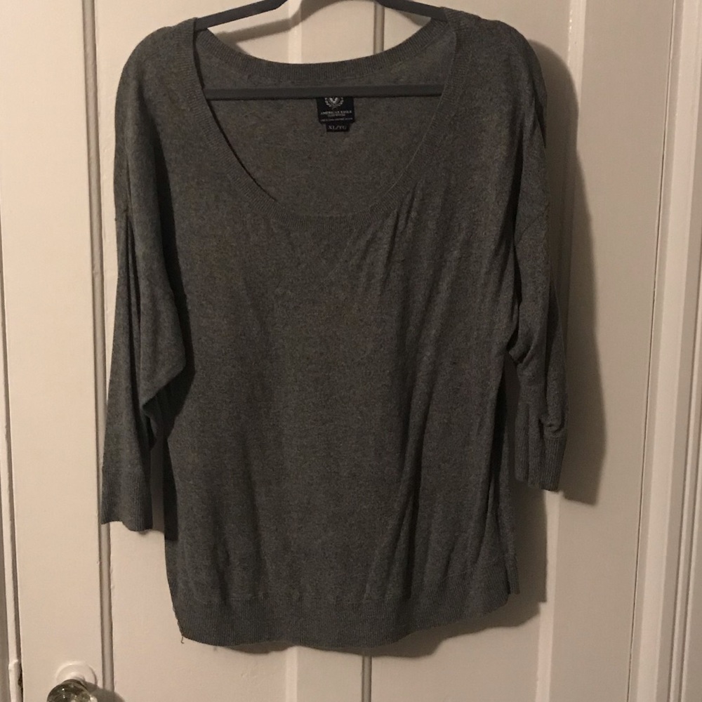 Gray sweater